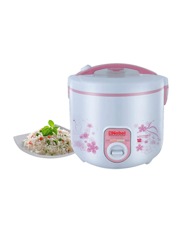 

Nobel 2.5L Rice Cooker, 1800W, NRC25, White