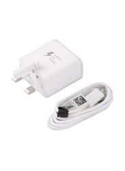 Xkin 18W Full Speed Charging Powerport, 1-Meter with Quick Charger 3.0 Micro USB Cable, White