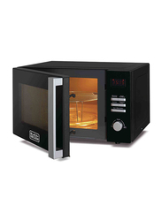 Black+Decker 28L Microwave Oven with Grill, 900W, MZ2800PG-B5, Black