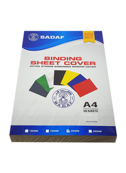 Sadaf Binding Sheet, 230GSM, 100 Sheets, A4 Size, Green