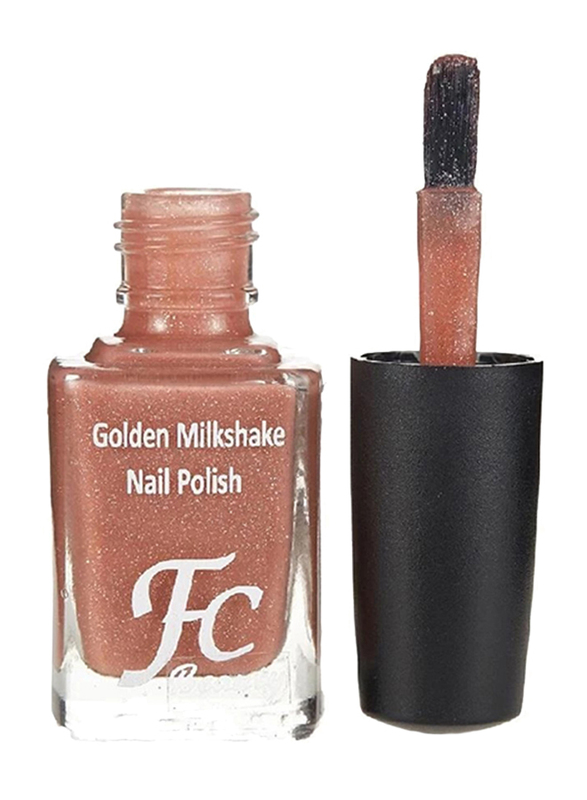 FC Beauty Golden Milk Shake Nail Polish, 10ml, 11, Orange