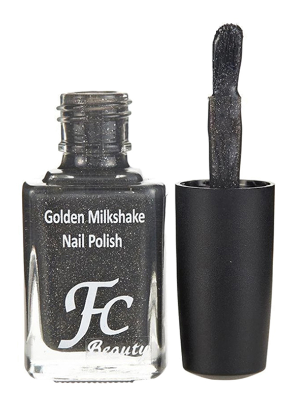 FC Beauty Golden Milk Shake Nail Polish, 10ml, 16, Black
