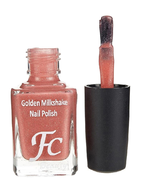 FC Beauty Golden Milk Shake Nail Polish, 10ml, 04, Orange