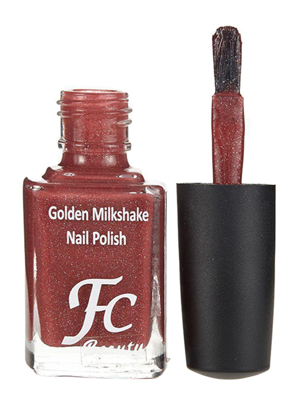 FC Beauty Golden Milk Shake Nail Polish, 10ml, 23, Red
