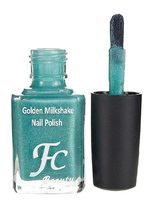 FC Beauty Golden Milk Shake Nail Polish, 10ml, 25, Blue