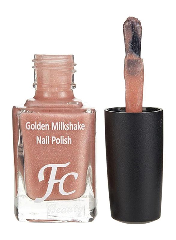 FC Beauty Golden Milk Shake Nail Polish, 10ml, 02, Orange