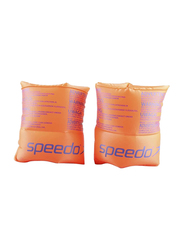 Speedo Roll Up Armbands, 2-12 Years, Orange