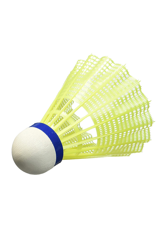 Yonex Mavis 300 Shuttlecock, 6 Pieces, Yellow