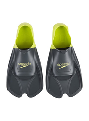 Speedo Unisex Adult Training Fin, 8-08841b076, Size 4-5, Grey/Green