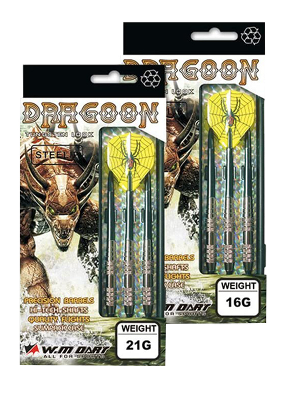 Winmax Tungsten Look Darts, GRAG00N, 18g, Multicolour