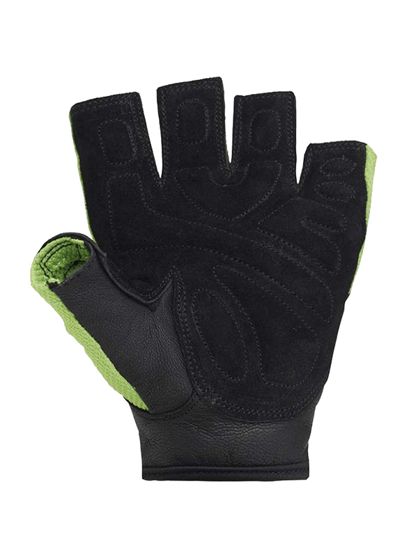 Sting Atomic Weight Lifting Gloves, Small, Green/Black