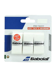 Babolat Pro Tacky U-sex Tennis Grip, 3 Pieces, White