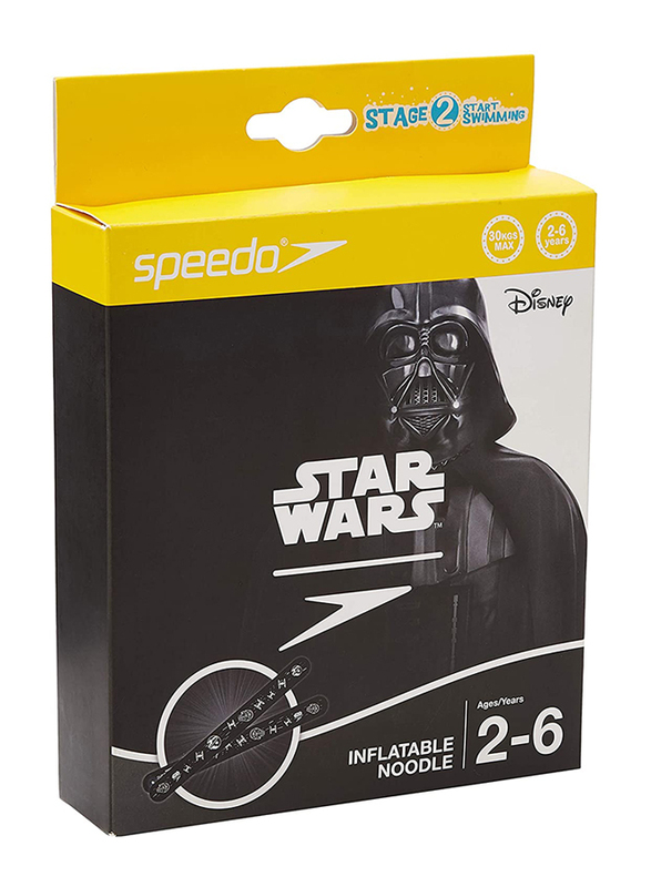 Speedo Star Wars Printed Inflatable Noodle, 2-6 Years, Black