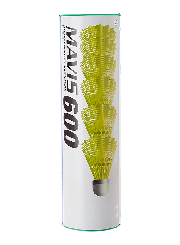 Yonex 600 Mavis Nylon Shuttlecock, Yellow