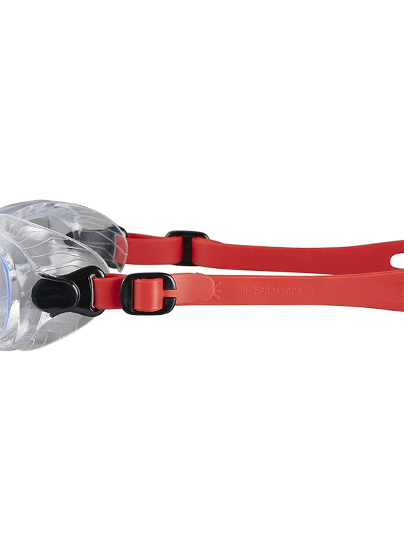 Speedo Futura Classic Junior Swimming Goggles, Lava Red/Clear
