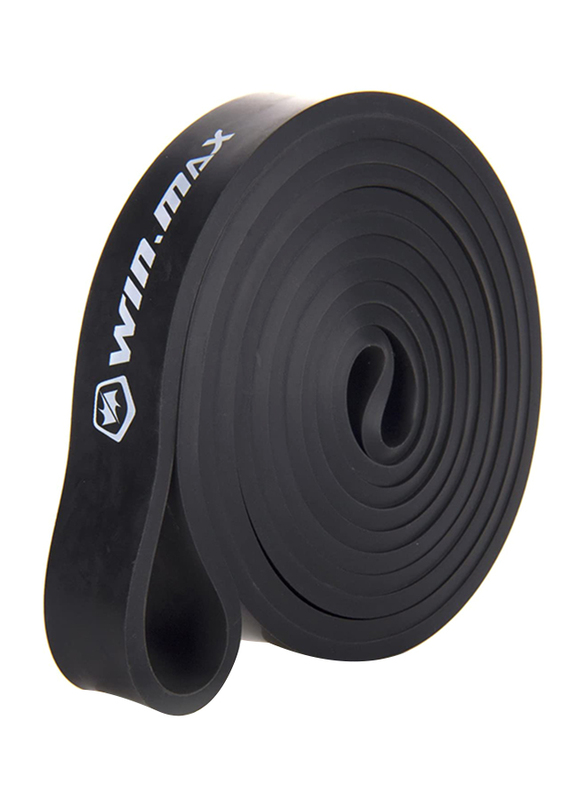 Winmax Resistance Single Bands for Pull-Up Assist & Powerlifting, WMF90097-21H, Black