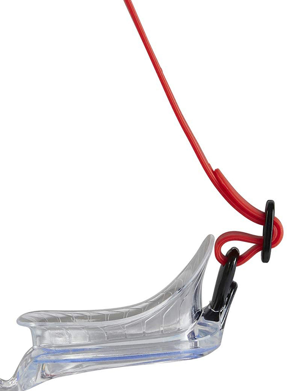 Speedo Futura Classic Junior Swimming Goggles, Lava Red/Clear