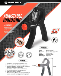 Winmax Adjustable Hand Grip, WMF55072, Black