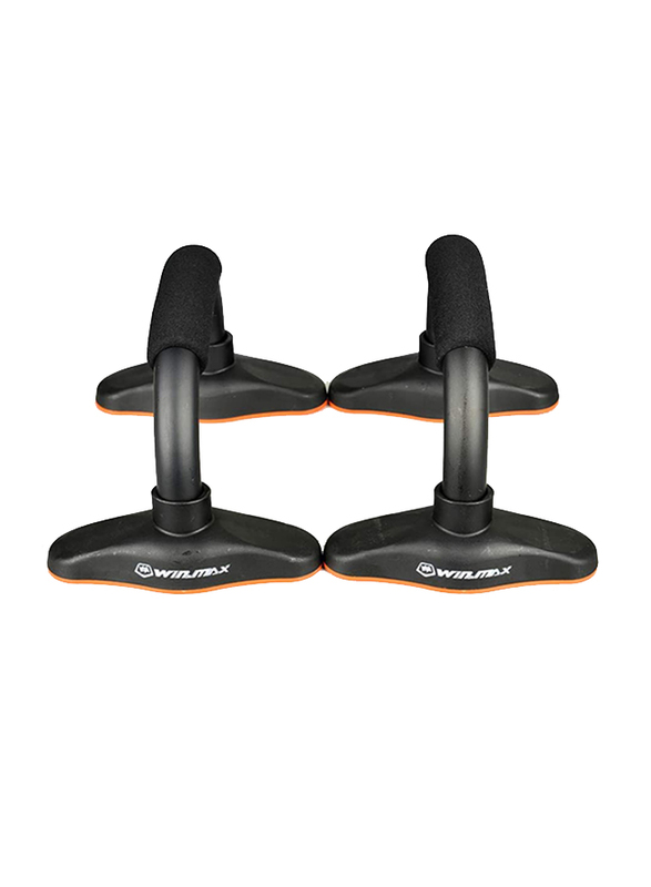 Winmax Pushup Stand Bar, Black