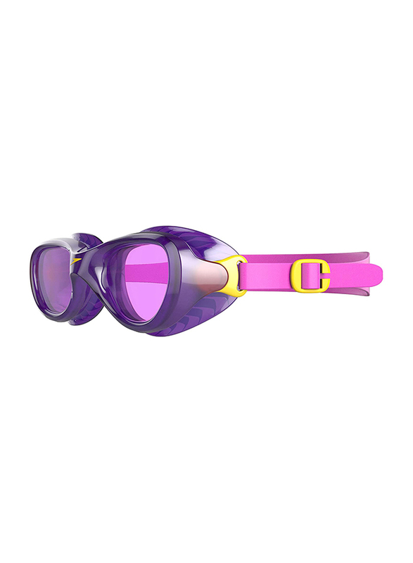 Speedo Futura Classic Junior Swimming Goggles, 8-10900b983, Ecstatic Pink/Violet Purple