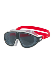 Speedo Biofuse Rift Mask Goggles, Red/Grey