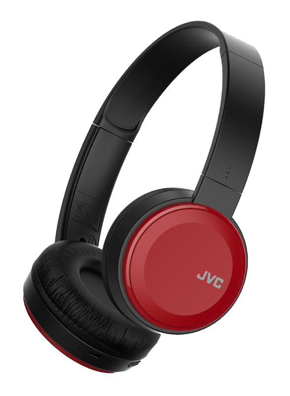 

Jvc Deep Bass Wireless On-Ear Headphones, Red