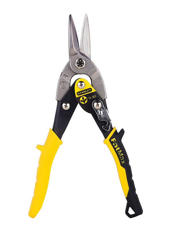 

Stanley 250mm Fatmax Aviation Straight Cut Snip, 2-14-563, Yellow/Black/Silver