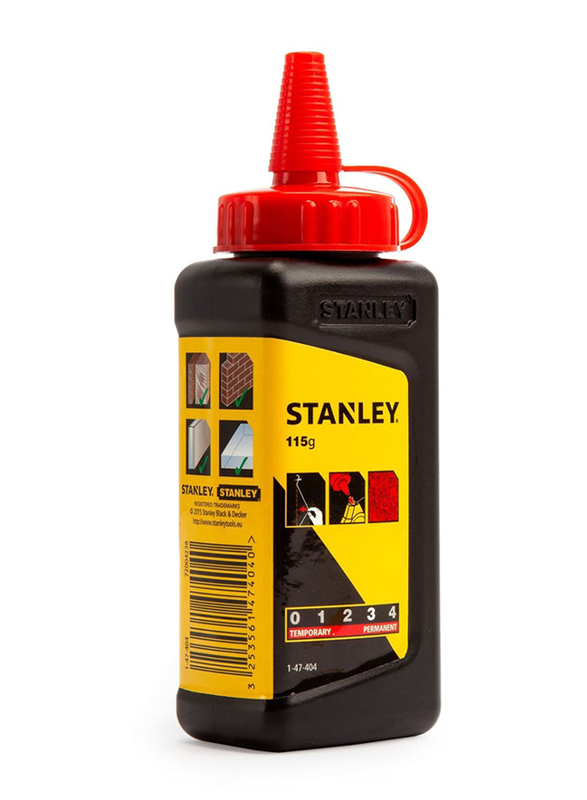 

Stanley 115g Chalk Powder Refill, STHT47404-8, Red