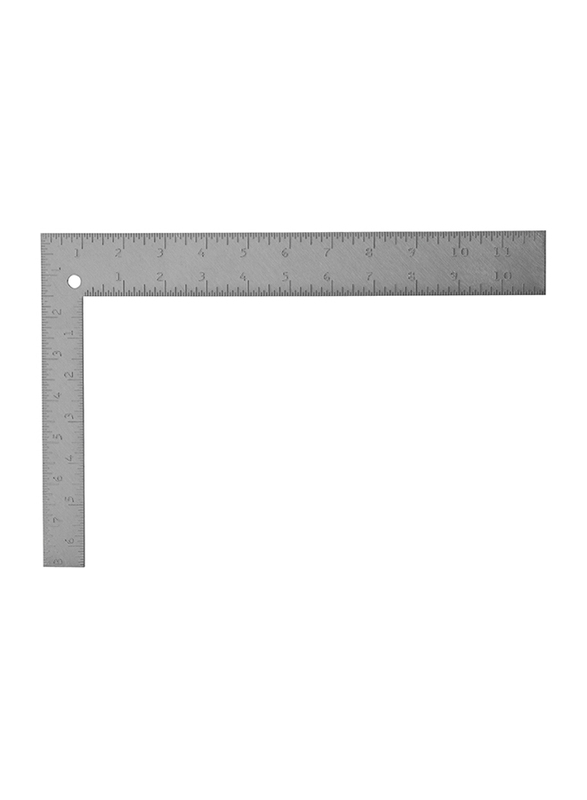 

Stanley 12 x 8-inch Metric-Imperial Jobmaster Steel Square, 45-912, Silver