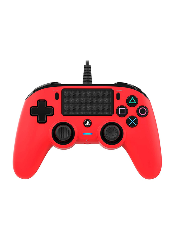 

Nacon Wired Compact Controller for PlayStation 4 PS4, Red