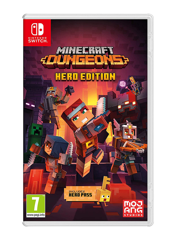 

Minecraft Dungeons Hero Edition Video Game for Nintendo Switch by Mojang