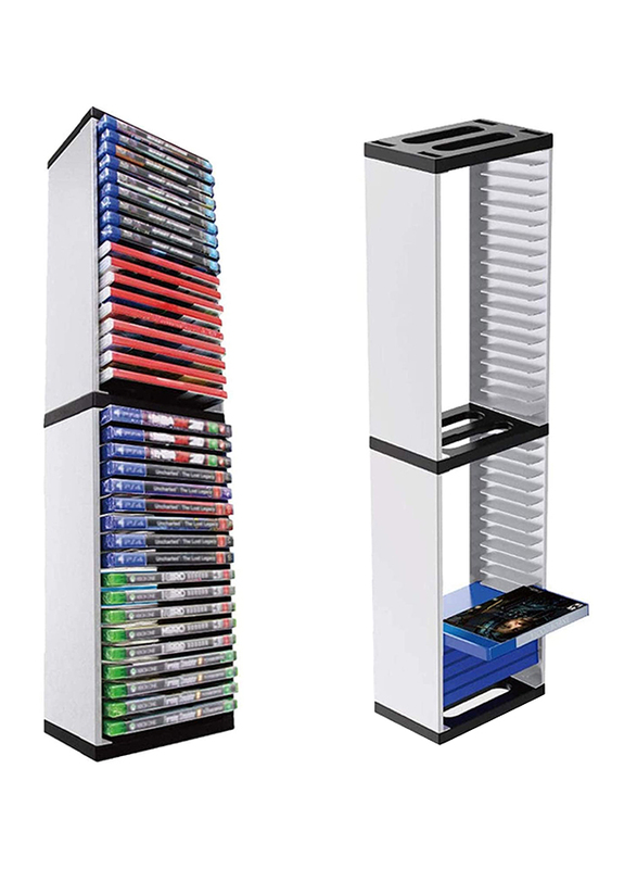 

Generic Game Disc Tower Stand, Silver