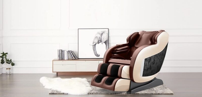 

Marshal Fitness 3D Robots Hands Massage chair, Mf-2022, Brown/Beige