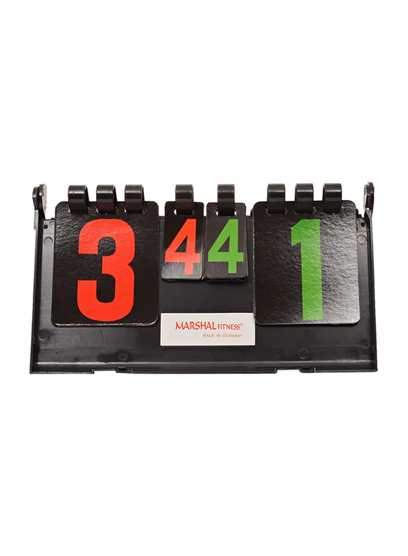 Marshal Fitness Table Tennis Score Board, Black