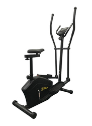 Marshal Fitness Hot Shapers Magnetic Elliptical Trainer with Adjustable Seat, MFK-741 EA, Black