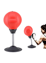 Marshal Fitness Punching Speed Ball Boxing Bag Kit, MF-9034B, Black/Red
