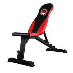 Marshal Fitness Adjustable Utility Incline Decline Workout Bench Sit up, MfLI-99, Black