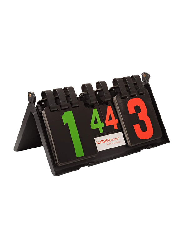 Marshal Fitness Table Tennis Score Board, Black