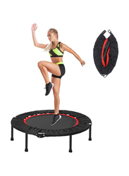 Marshal Fitness Silent Mini Fitness Trampoline, Black