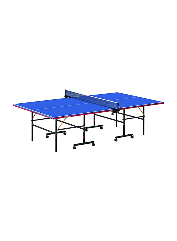 Marshal Fitness Table Tennis Table with Post and Net, 12606, Blue