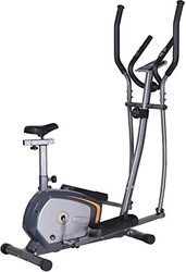 Marshal Fitness 2-in-1 Elliptical Exercise Bike, BXZ-745EA, Black