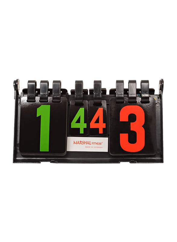 Marshal Fitness Table Tennis Score Board, Black