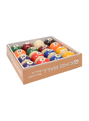 Marshal Fitness King Billiard Balls Set, 16-Pieces, Multicolour