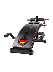 Marshal Fitness Heavy Duty Sit Up Exercise Bench, MFDS-1833, Black