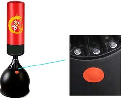 Marshal Fitness Professional Boxing Stand Punching Stand, Mf-9136, Red