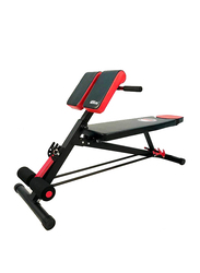 Marshal Fitness Multi-Functional Bench, MF-0072, Black/Red