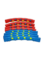 Lordex Fitness Double Grace Magnetic Ball Hula Hoop, 110cm, JS-6003, Multicolour