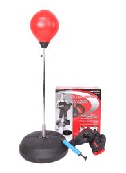 Children 90-130cm Boxing Stand, Red/Black