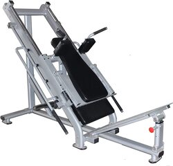 Marshal Fitness Combo 2 in 1 Hack Squat Ultimate Leg Press, Mf-17618-17619, Grey