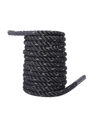 Marshal Fitness Battle Climbing Rope, 9 Meter, Black